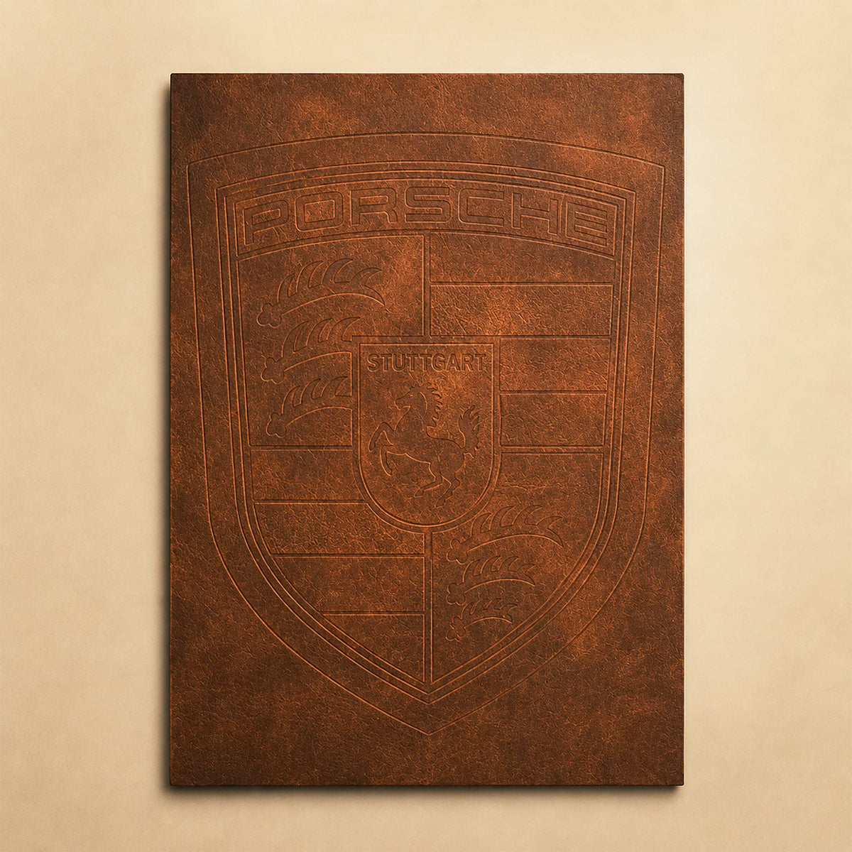 Engrave on leather/ vinyl
