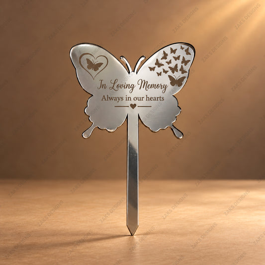 engraved memorial garden stakes