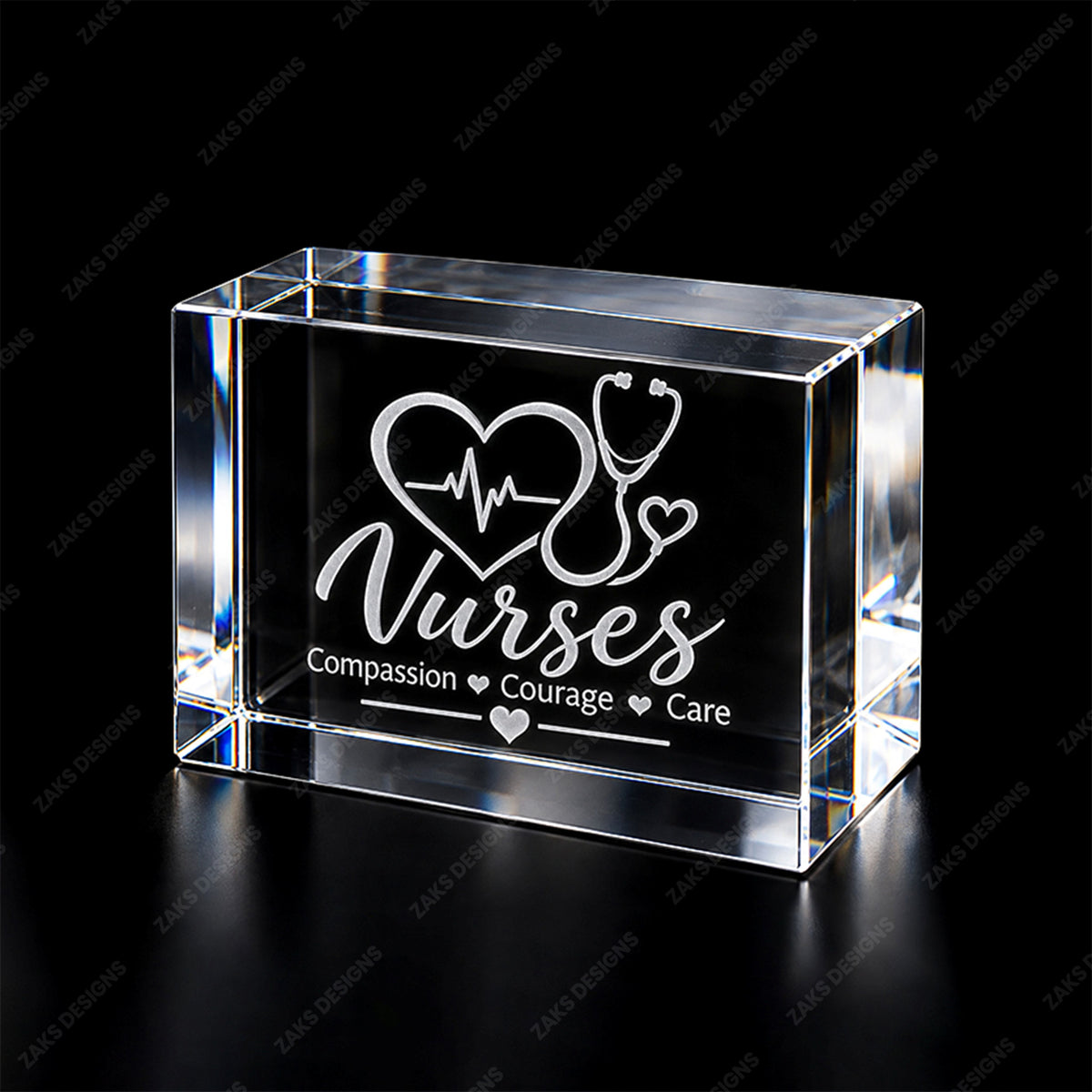 engraved crystal