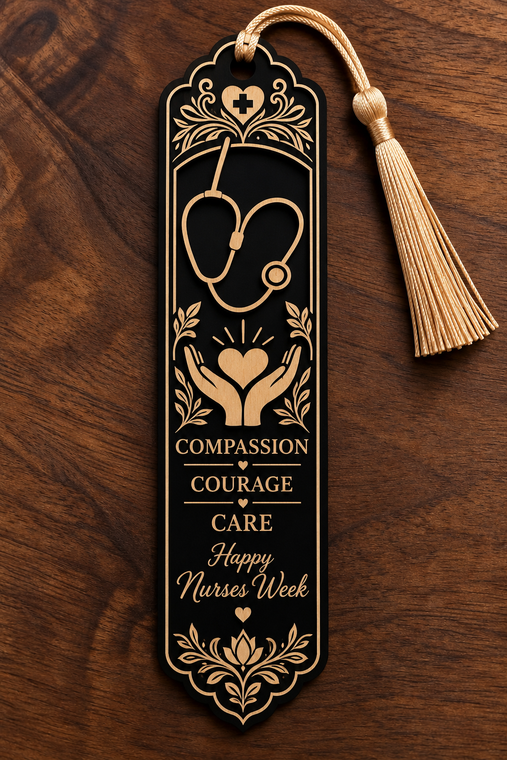 Engraved bookmarks