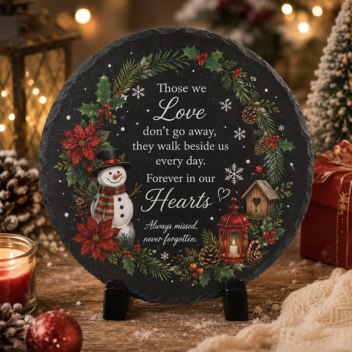 Engraved memorial coasters