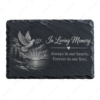Engraved memorial coasters
