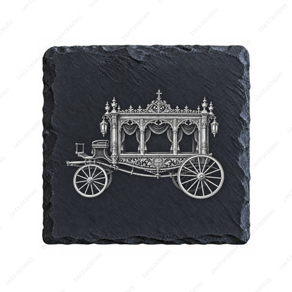 Engraved memorial coasters